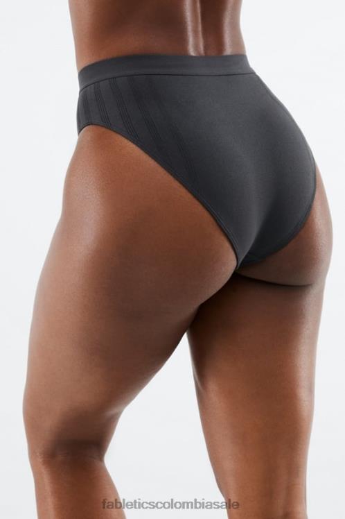co Fabletics mujer calzoncillos de punto con cintura alta hierro 6ZJ062857