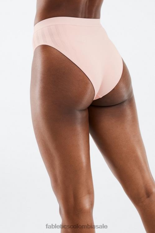 co Fabletics mujer calzoncillos de punto con cintura alta rosetón polvoriento 6ZJ062854