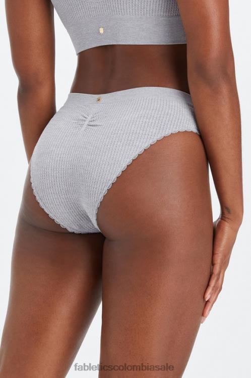 co Fabletics mujer calzoncillos de punto de ochos jaspeado gris clásico 6ZJ062821