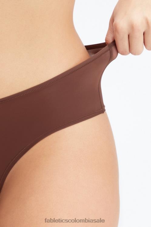 co Fabletics mujer slip clásico de tacto fino silla de montar marrón 6ZJ062836