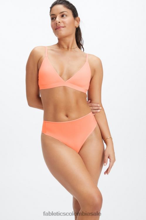 co Fabletics mujer tanga cintura alta tacto fino coral 6ZJ062882