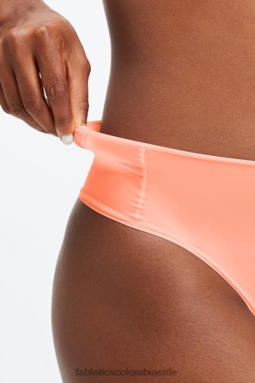 co Fabletics mujer tanga cintura alta tacto fino coral 6ZJ062882