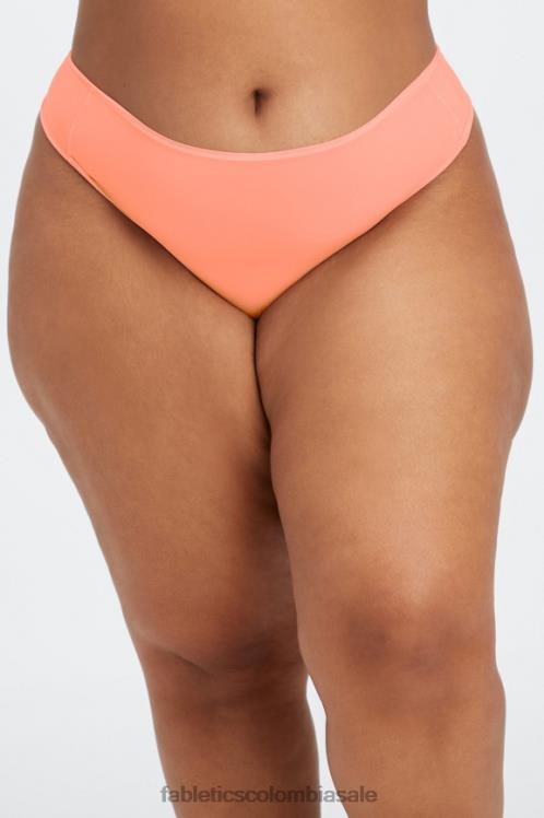 co Fabletics mujer tanga cintura alta tacto fino coral 6ZJ062883