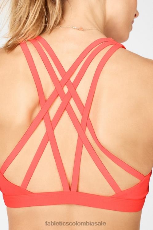 co Fabletics mujer Sujetador deportivo boost de impacto medio iii atómico 6ZJ061881