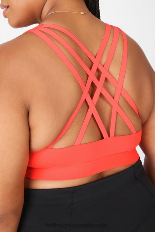 co Fabletics mujer Sujetador deportivo boost de impacto medio iii atómico 6ZJ061882