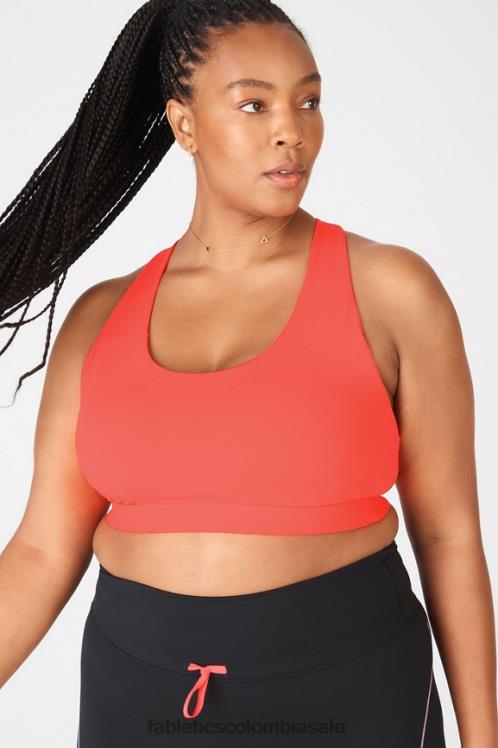 co Fabletics mujer Sujetador deportivo boost de impacto medio iii atómico 6ZJ061882