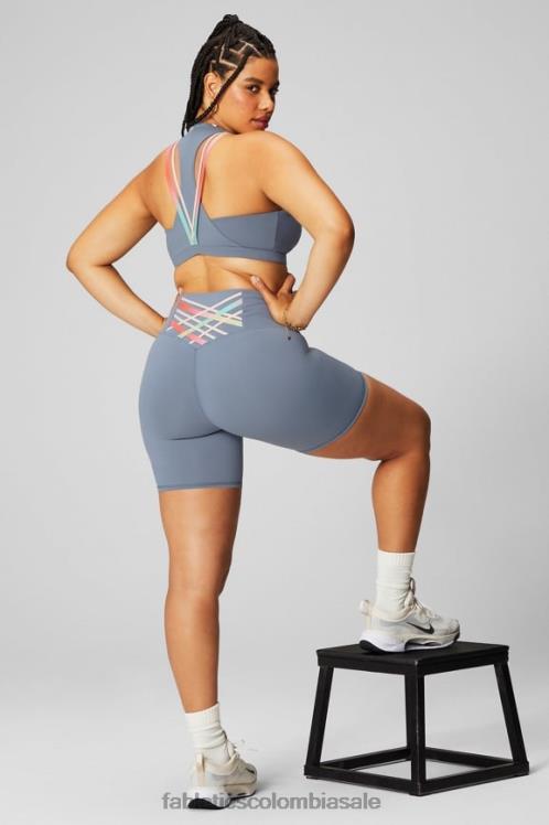 co Fabletics mujer Sujetador deportivo boost impacto medio 118 nube de tormenta/ombre todo el día 6ZJ061774