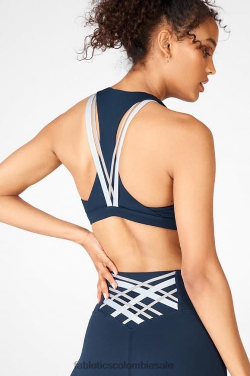 co Fabletics mujer Sujetador deportivo boost impacto medio 126 trueno/multi 6ZJ061812