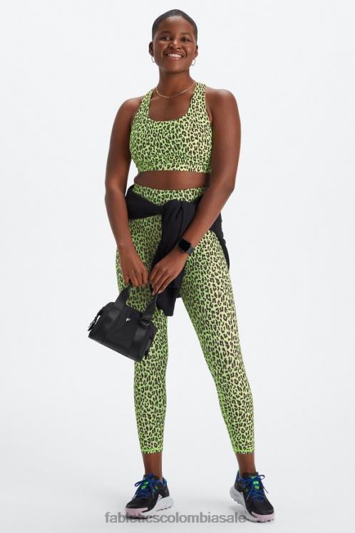 co Fabletics mujer Sujetador deportivo boost medio impacto 119 iluminador ondulado guepardo/cebra jaspeada 6ZJ061778