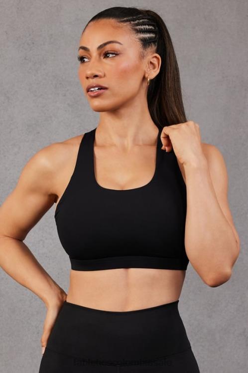co Fabletics mujer Sujetador deportivo boost medio impacto 119 negro/micro punto 6ZJ061776