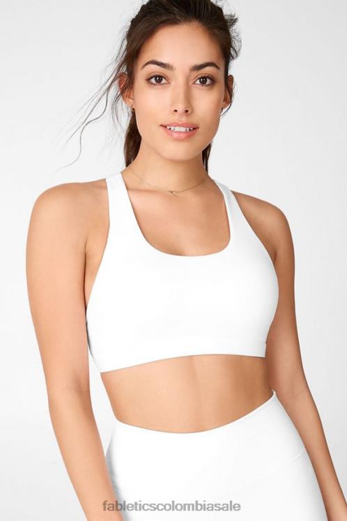 co Fabletics mujer Sujetador deportivo boost medio impacto 125 blanco/multicolor 6ZJ061806