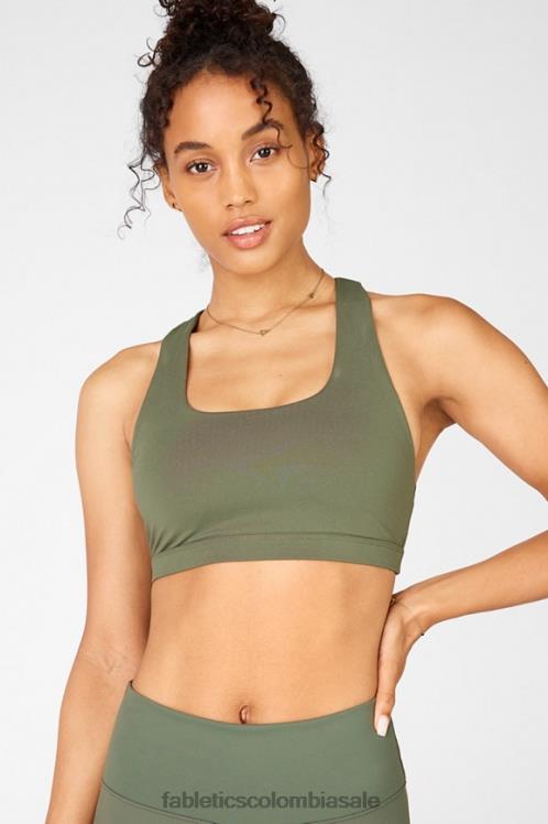 co Fabletics mujer Sujetador deportivo boost medio impacto 125 safari/ rosa del desierto 6ZJ061810