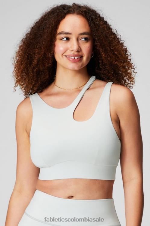 co Fabletics mujer sujetador deportivo callie de impacto medio gris menta 6ZJ061735