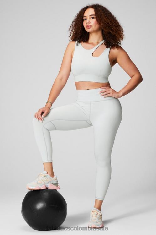 co Fabletics mujer sujetador deportivo callie de impacto medio gris menta 6ZJ061735