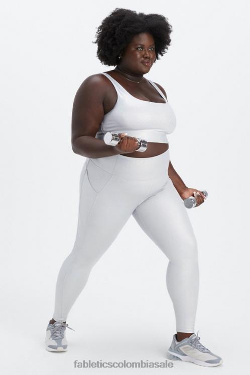 co Fabletics mujer sujetador deportivo de impacto medio harlyn holograma de brillo 6ZJ061848
