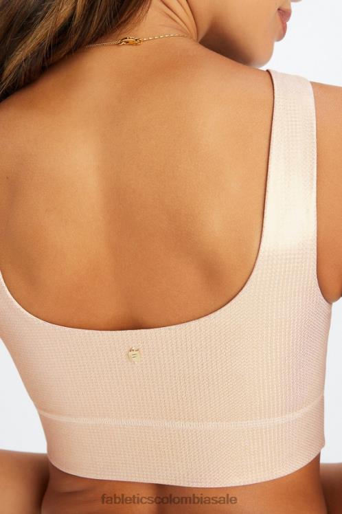 co Fabletics mujer sujetador deportivo de impacto medio harlyn holograma de oro 6ZJ061846