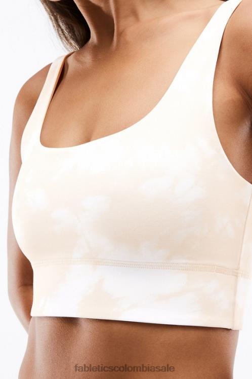 co Fabletics mujer sujetador deportivo de impacto medio harlyn midi magma de leche de miel 6ZJ061857