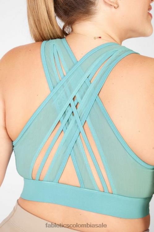 co Fabletics mujer sujetador deportivo faye de impacto medio Acuario 6ZJ061915