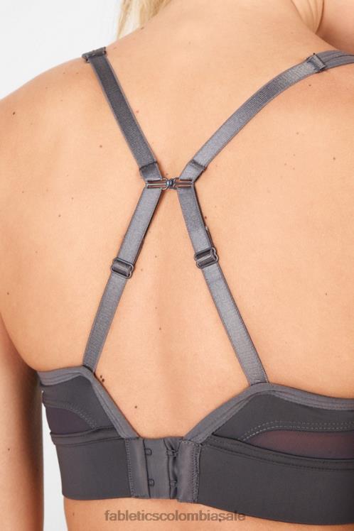 co Fabletics mujer sujetador deportivo khloe de impacto medio hierro 6ZJ061894