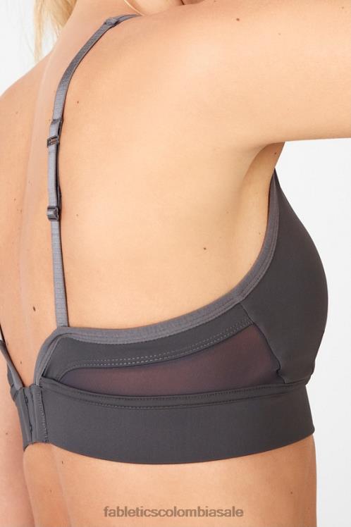 co Fabletics mujer sujetador deportivo khloe de impacto medio hierro 6ZJ061894