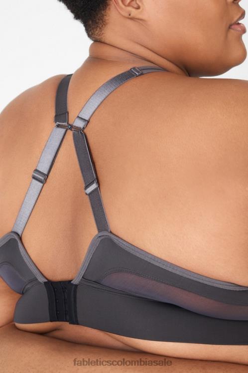 co Fabletics mujer sujetador deportivo khloe de impacto medio hierro 6ZJ061895
