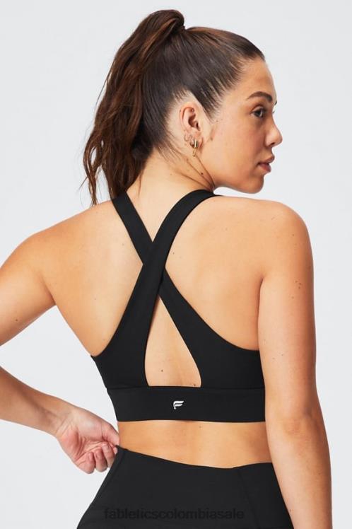 co Fabletics mujer sujetador deportivo oasis twist 105 negro 6ZJ061700