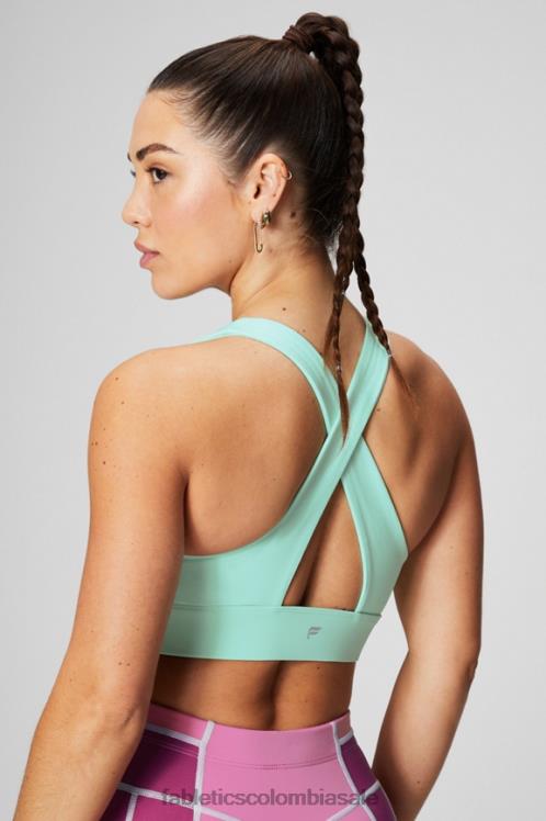 co Fabletics mujer sujetador deportivo oasis twist 106 bahía brumosa 6ZJ061706