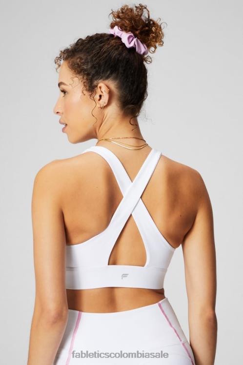 co Fabletics mujer sujetador deportivo oasis twist 106 blanco clásico 6ZJ061704