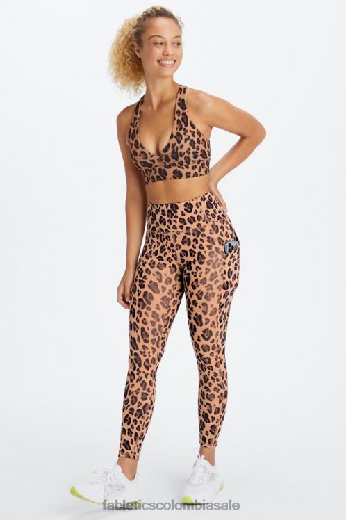co Fabletics mujer sujetador deportivo oasis twist 107 leopardo natural 6ZJ061712