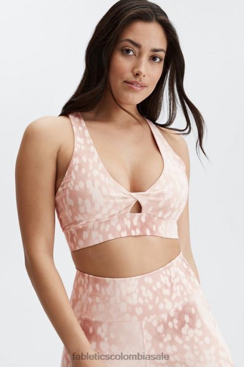 co Fabletics mujer sujetador deportivo oasis twist 108 manchado de arena 6ZJ061718