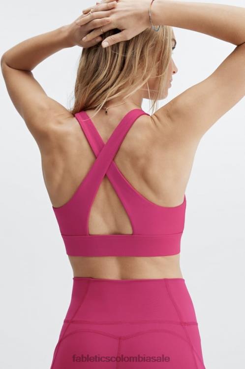 co Fabletics mujer sujetador deportivo oasis twist 108 sangría 6ZJ061716