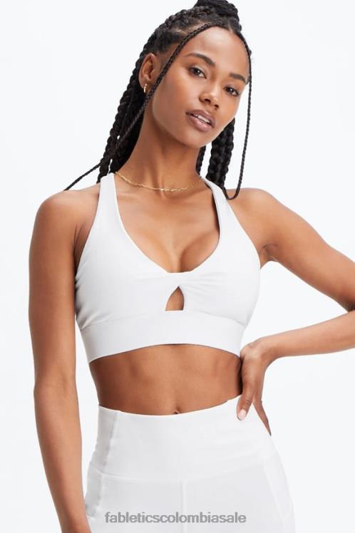 co Fabletics mujer sujetador deportivo oasis twist 109 blanco brillante 6ZJ061721
