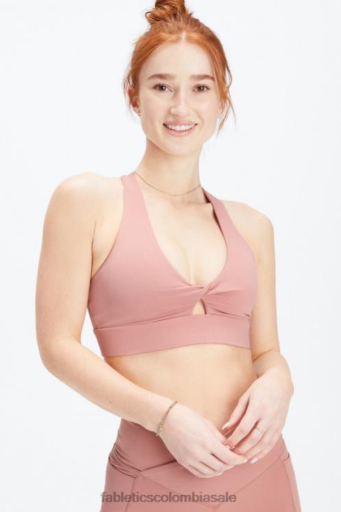 co Fabletics mujer sujetador deportivo oasis twist 110 cañón rosa 6ZJ061725