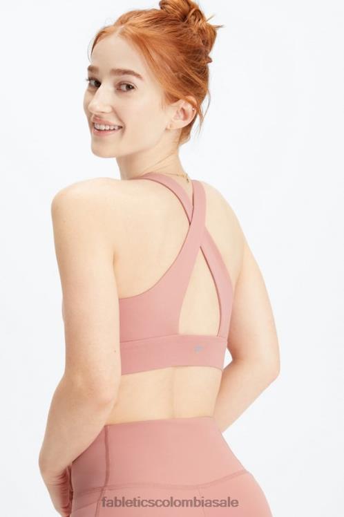co Fabletics mujer sujetador deportivo oasis twist 110 cañón rosa 6ZJ061725