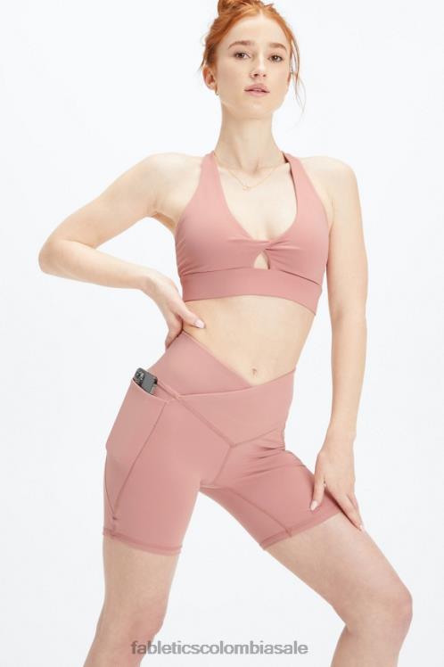co Fabletics mujer sujetador deportivo oasis twist 110 cañón rosa 6ZJ061725