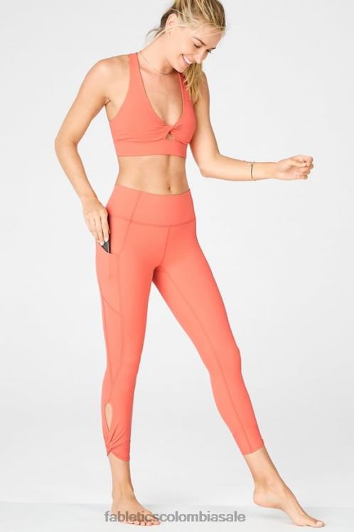 co Fabletics mujer sujetador deportivo oasis twist 111 neblina de coral 6ZJ061731