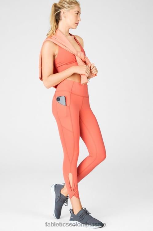 co Fabletics mujer sujetador deportivo oasis twist 111 neblina de coral 6ZJ061731