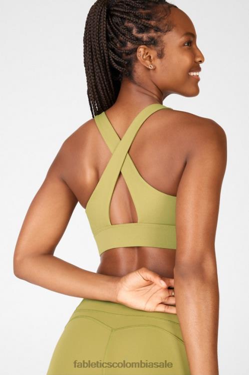 co Fabletics mujer sujetador deportivo oasis twist 111 tomillo 6ZJ061734