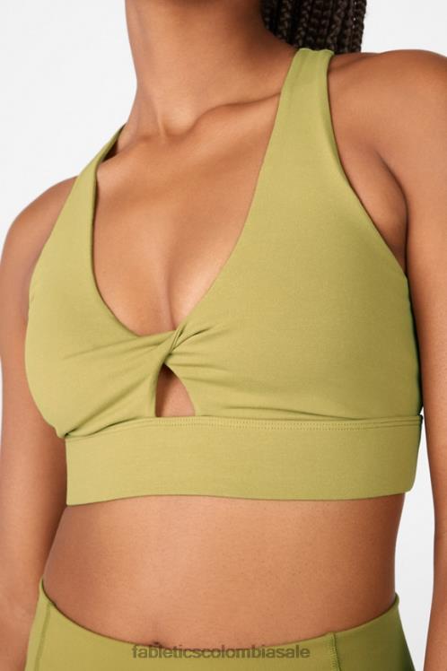 co Fabletics mujer sujetador deportivo oasis twist 111 tomillo 6ZJ061734