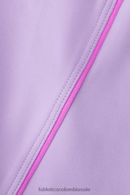co Fabletics mujer sujetador deportivo on-the-go de impacto medio 112 cosmo púrpura/escape rosa 6ZJ061743