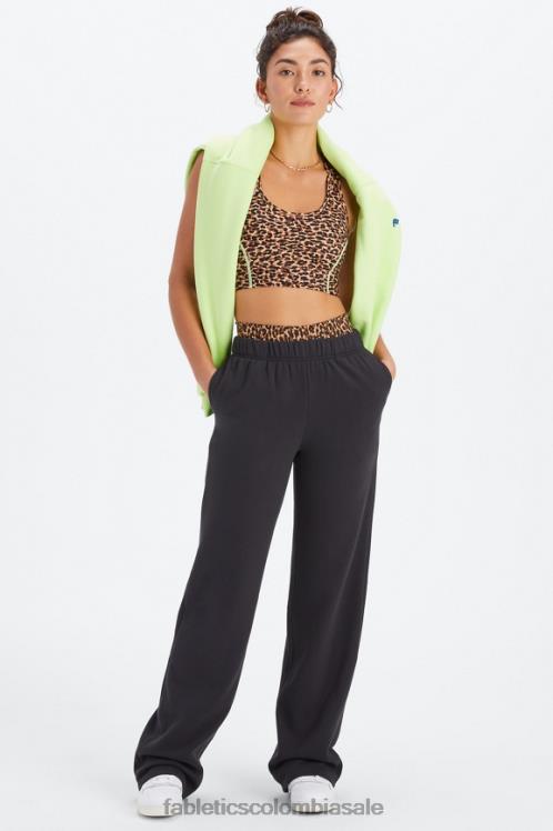 co Fabletics mujer sujetador deportivo on-the-go de impacto medio 113 guepardo ondulado/resaltador 6ZJ061748