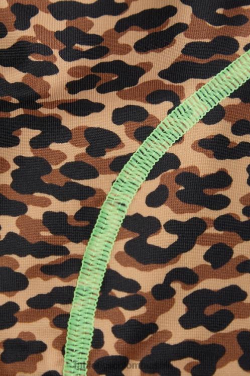 co Fabletics mujer sujetador deportivo on-the-go de impacto medio 113 guepardo ondulado/resaltador 6ZJ061748