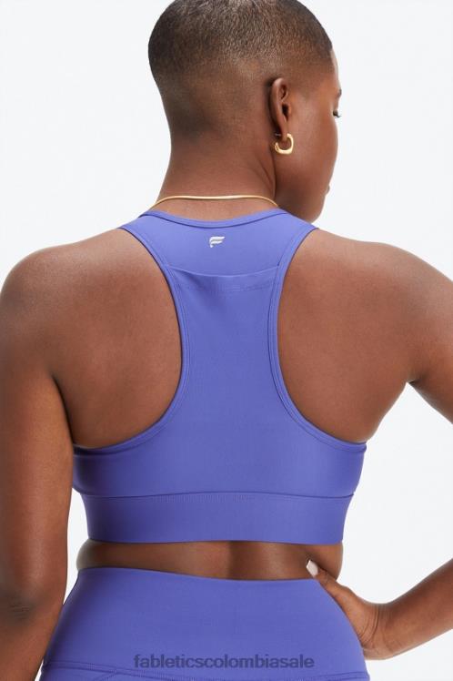 co Fabletics mujer sujetador deportivo on-the-go de impacto medio 114 índigo 6ZJ061750