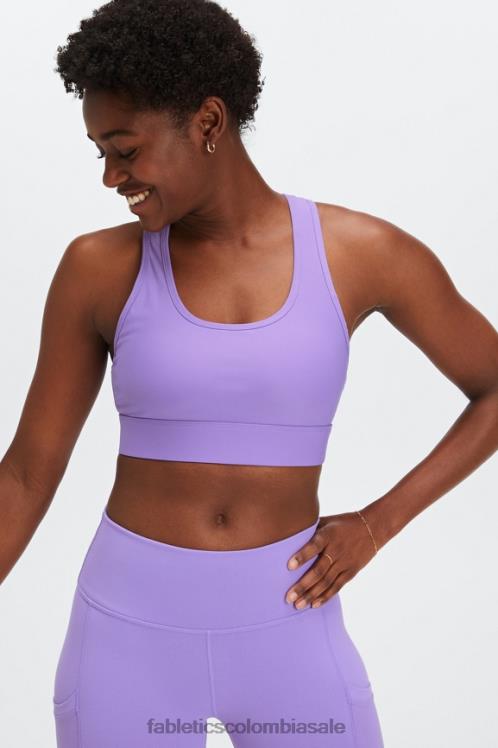 co Fabletics mujer sujetador deportivo on-the-go de impacto medio 115 glicina salvaje 6ZJ061759