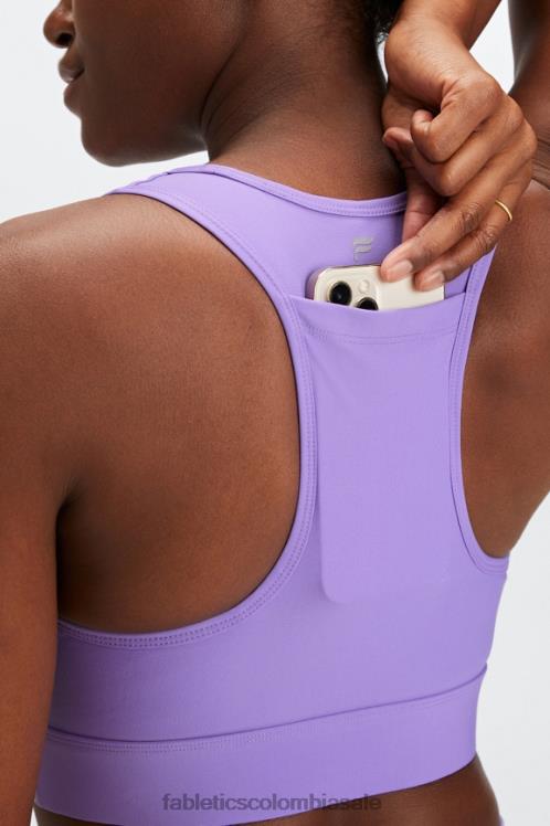 co Fabletics mujer sujetador deportivo on-the-go de impacto medio 115 glicina salvaje 6ZJ061759