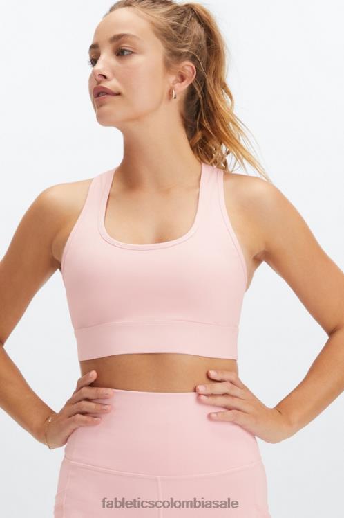 co Fabletics mujer sujetador deportivo on-the-go de impacto medio 115 rosa orquidea 6ZJ061758