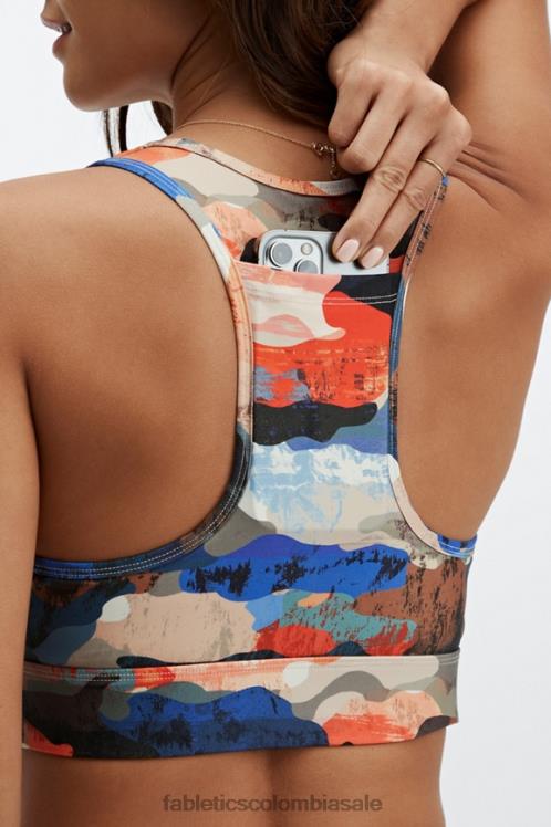 co Fabletics mujer sujetador deportivo on-the-go de impacto medio 116 Sión 6ZJ061765