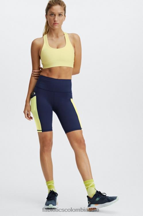 co Fabletics mujer sujetador deportivo on-the-go de impacto medio 116 crema de limon 6ZJ061764