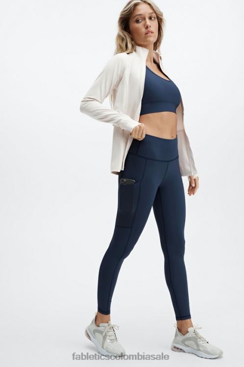 co Fabletics mujer sujetador deportivo on-the-go de impacto medio 117 mar más profundo 6ZJ061766