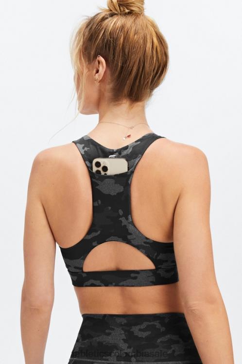 co Fabletics mujer sujetador deportivo on-the-go midi de impacto medio 128 camuflaje carbón 6ZJ061829